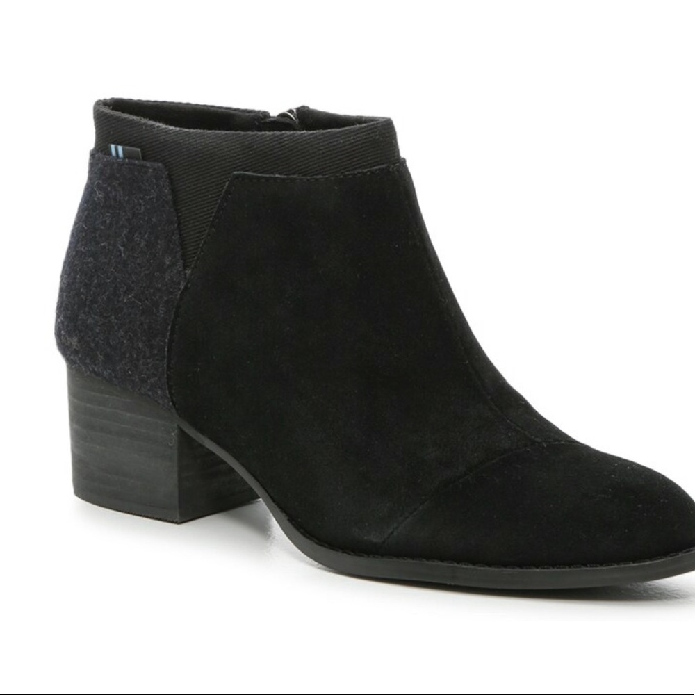 Toms Loren Boot Black Size 8.5 New